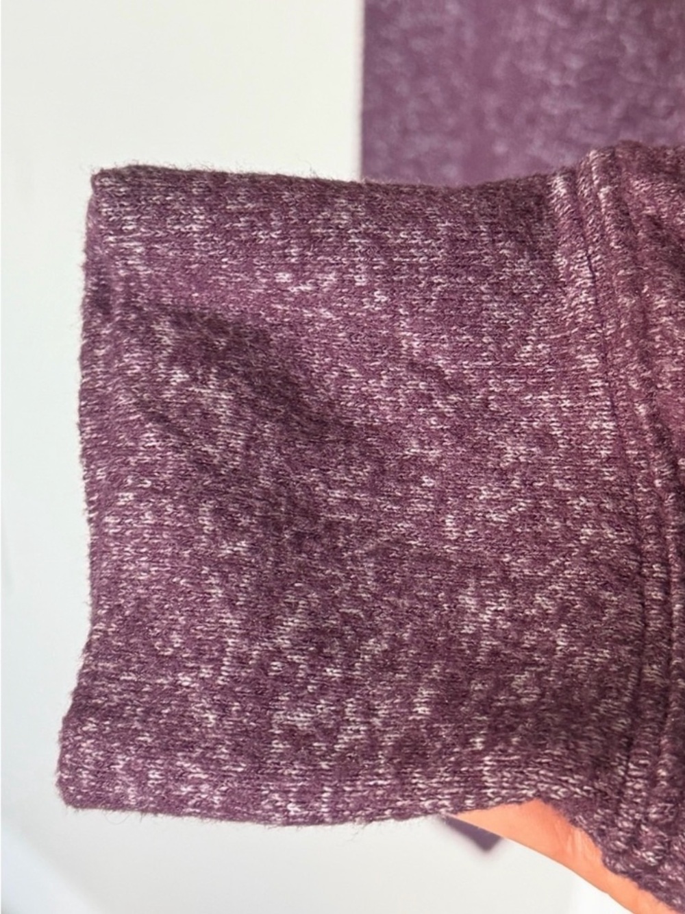 PINK Victorias Secret Cozy Jogger Sleep Pants w/ Pockets Heathered Purple Small - Picture 8 of 16